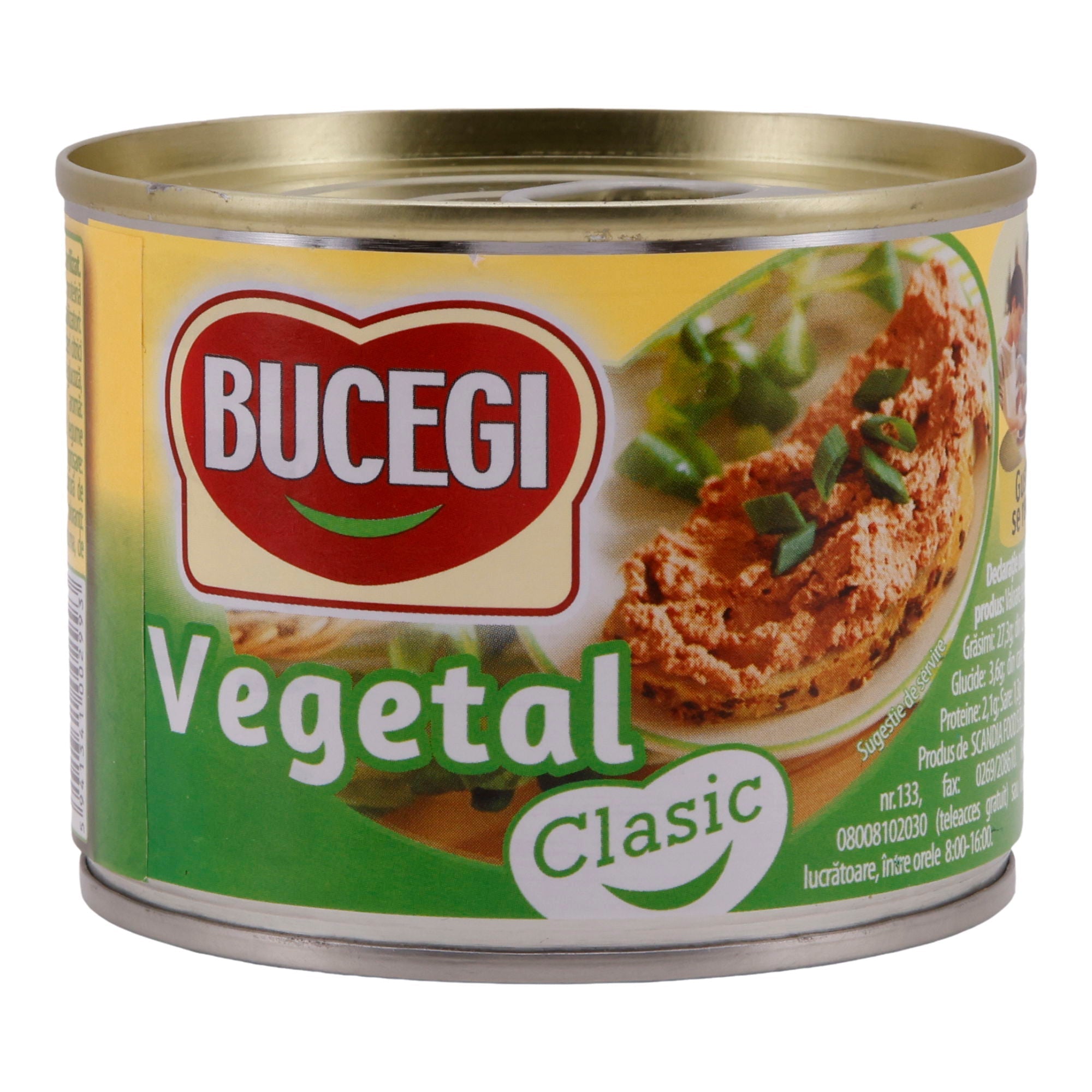 Vegetal Classic BUCEGI | Vegetarischer Brotaufstrich | Aus Rumänien | 200 g BUCEGI
